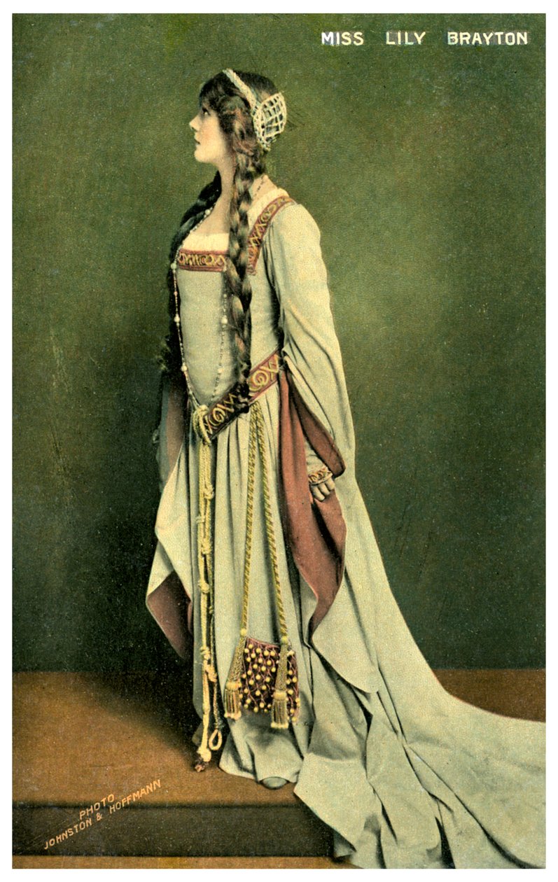 Lily Brayton, İngiliz aktris, 1900-1919. by Johnston and Hoffman