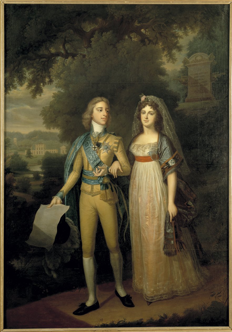 Gustave IV Adolphe de Suede - İsveçli Gustav IV Adolf (1778-1837) ve Badenli Frederica Dorothea Wilhelmina (1781-1826), İsveç Kraliçesi