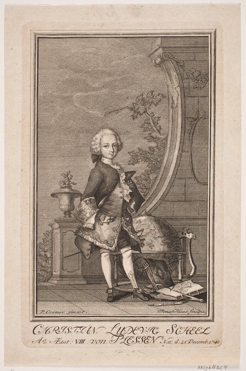 Christian Ludvig Scheel von Plessen by Jonas Haas