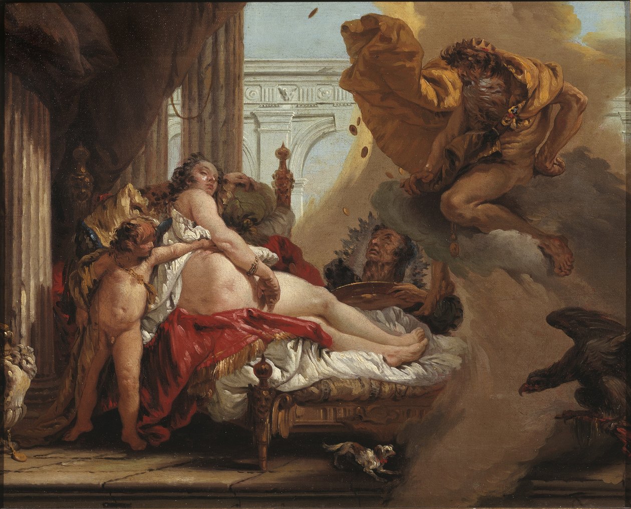 Danaë ve Altın Yağmuru by Jonas Hoffmann