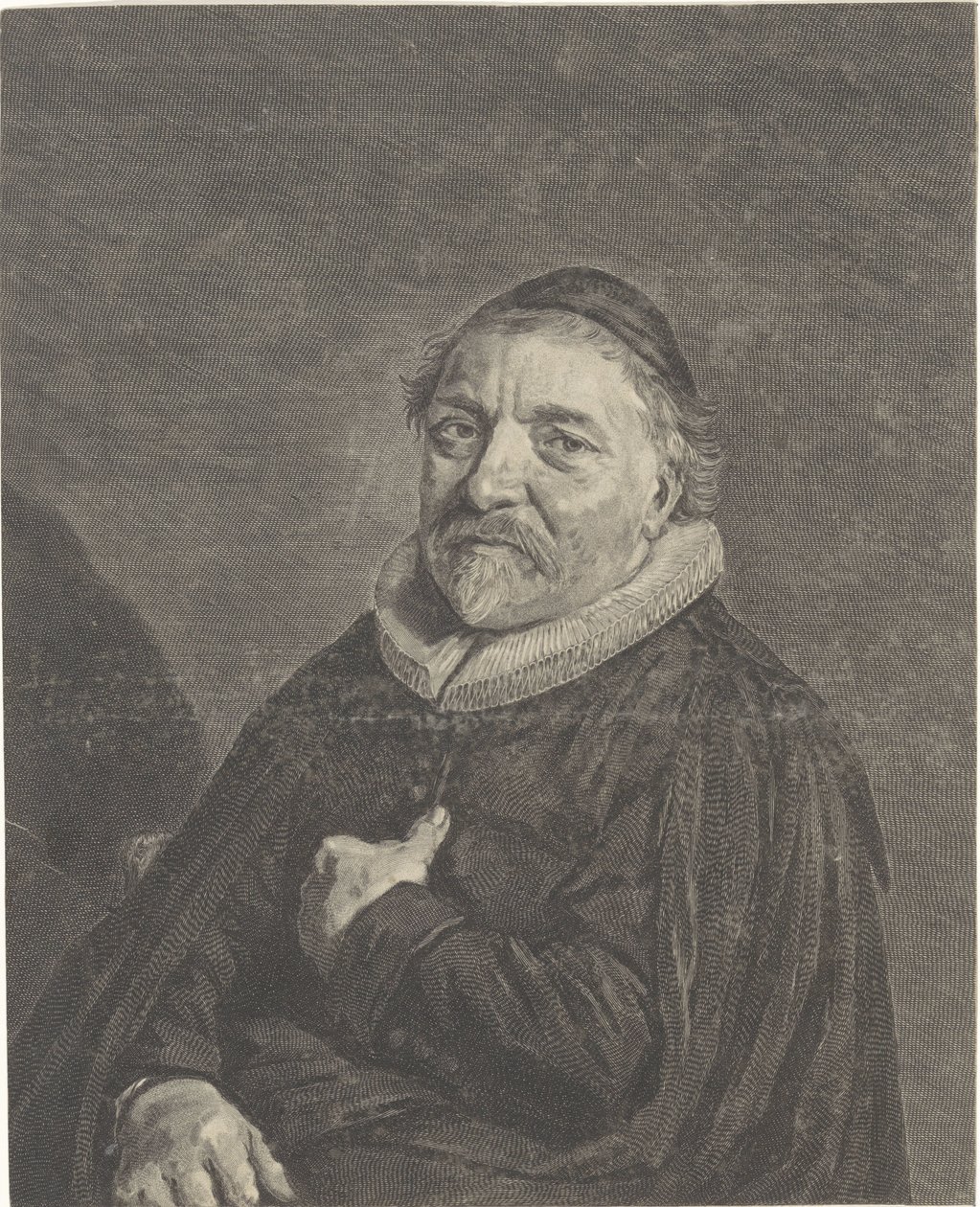 Portret van Adriaen Tegularius by Jonas Suyderhoef