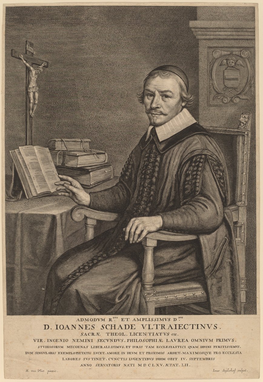 Johannes Schade by Jonas Suyderhoff after Hendrik Cornelisz van Vliet