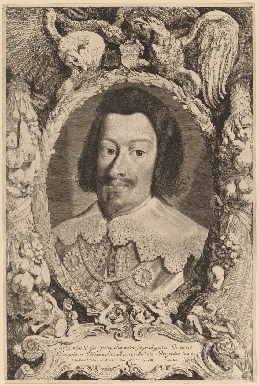 İmparator Ferdinand III by Jonas Suyderhoff after Pieter Claesz Soutman