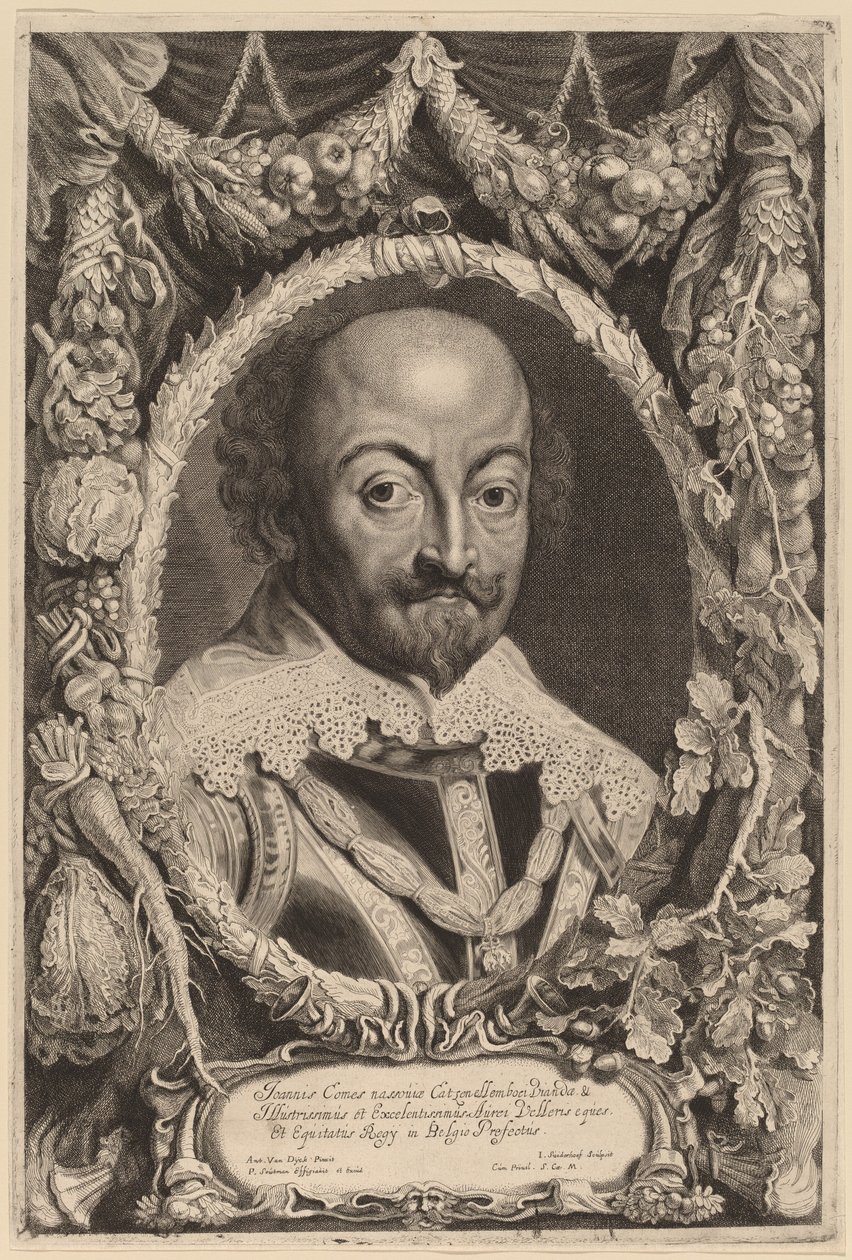 John, Nassau Kontu by Jonas Suyderhoff after Sir Anthony van Dyck