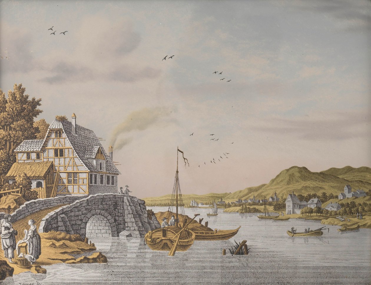 Bir nehir boyunca evler by Jonas Zeuner