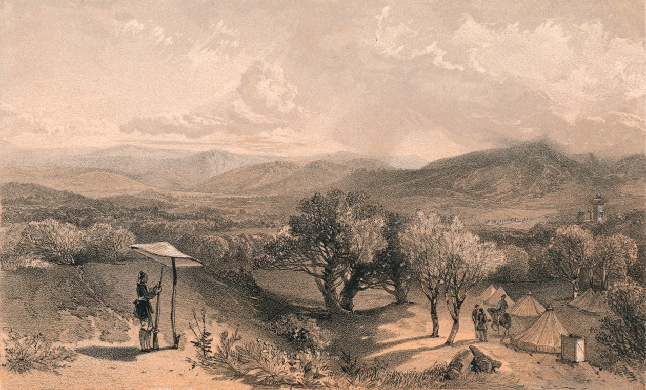 'Arka Petroski'nin Villasından Baydar Vadisi, Doğuya Bakmak', 1856 by Jonathan Needham