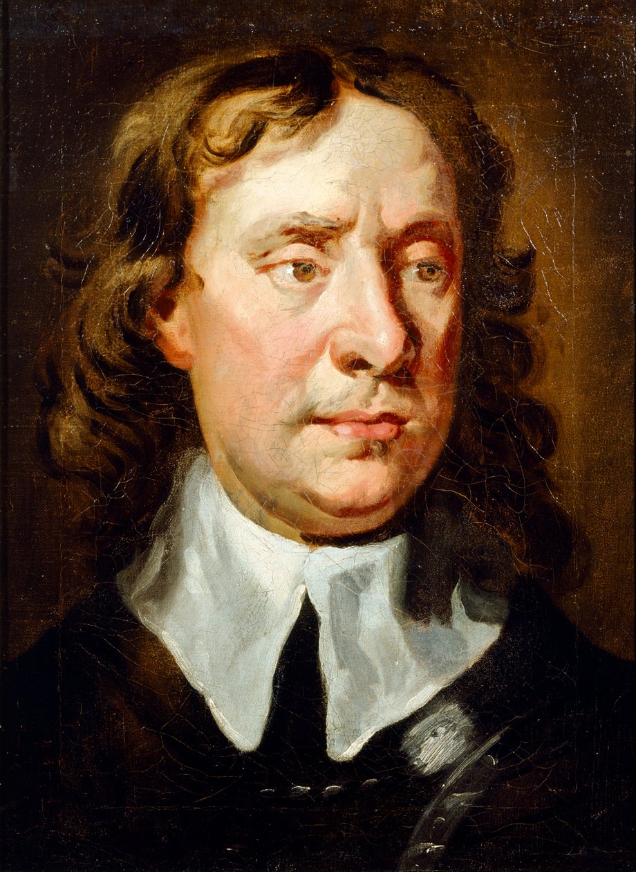 Oliver Cromwell'in Portresi (tuval üzerine yağlıboya) by Jonathan Richardson