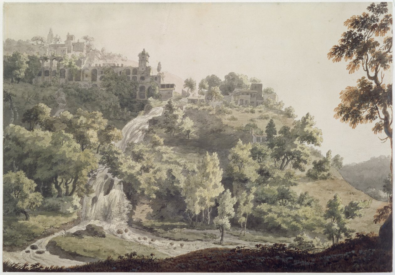Tivoli: Maecenas Villasından Bir Görünüm, 1858 by Jonathan Skelton