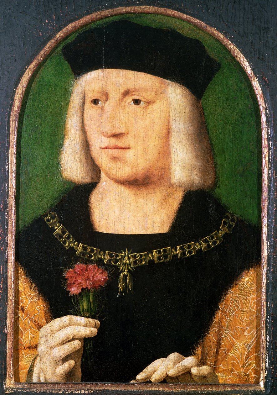 İmparator Maximilian I, c.1508-09 (panel) by Joos van Cleve