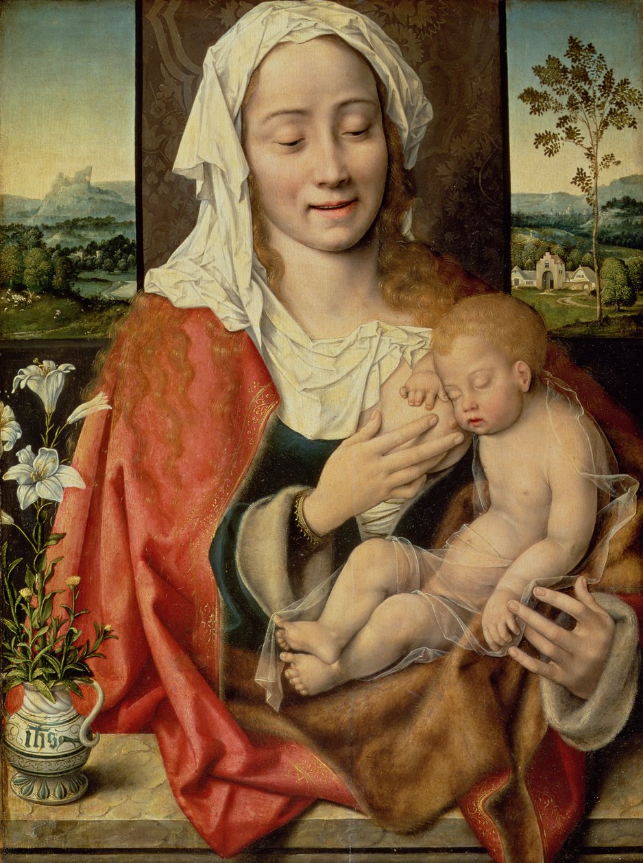 Madonna ve Çocuk, c.1525-30 by Joos van Cleve