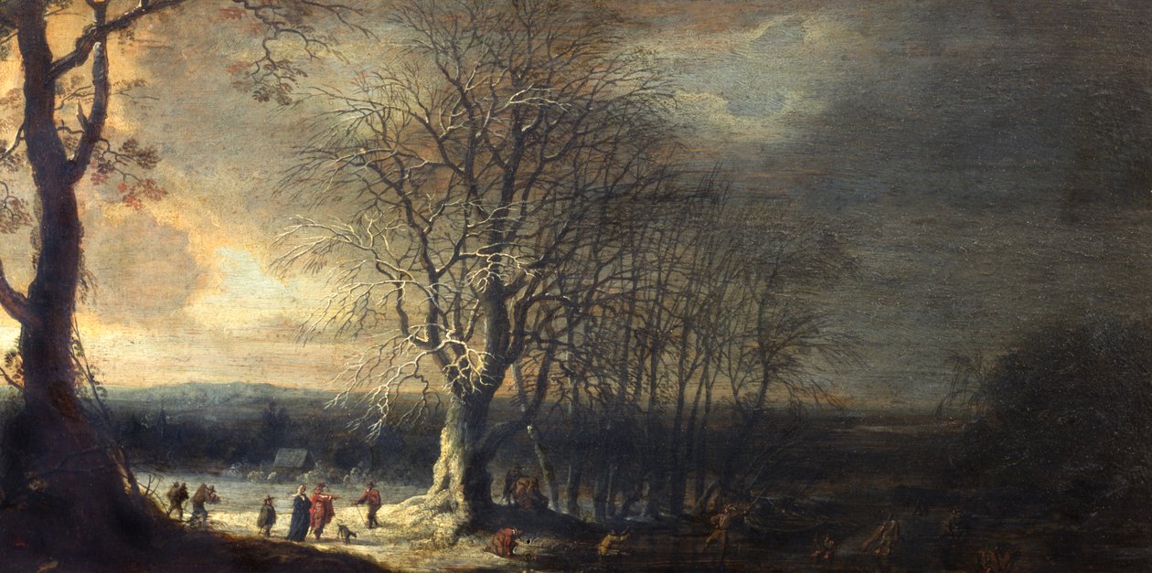 Kış Manzarası by Joos or Josse de Momper