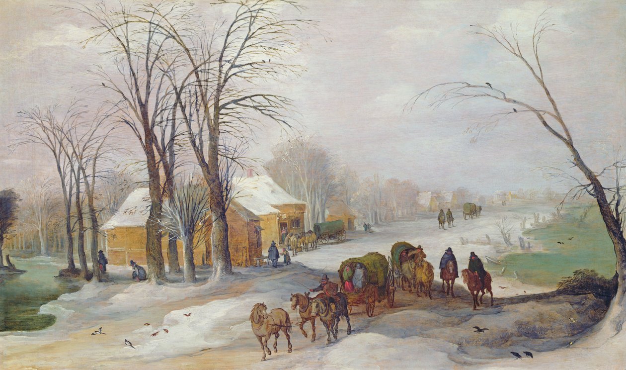 Kış Manzarası by Joos or Josse de Momper