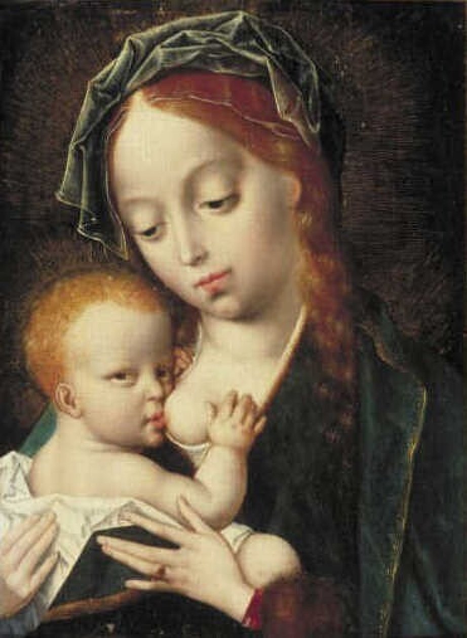 Madonna nazik bir araya geldi by Joos van Cleve