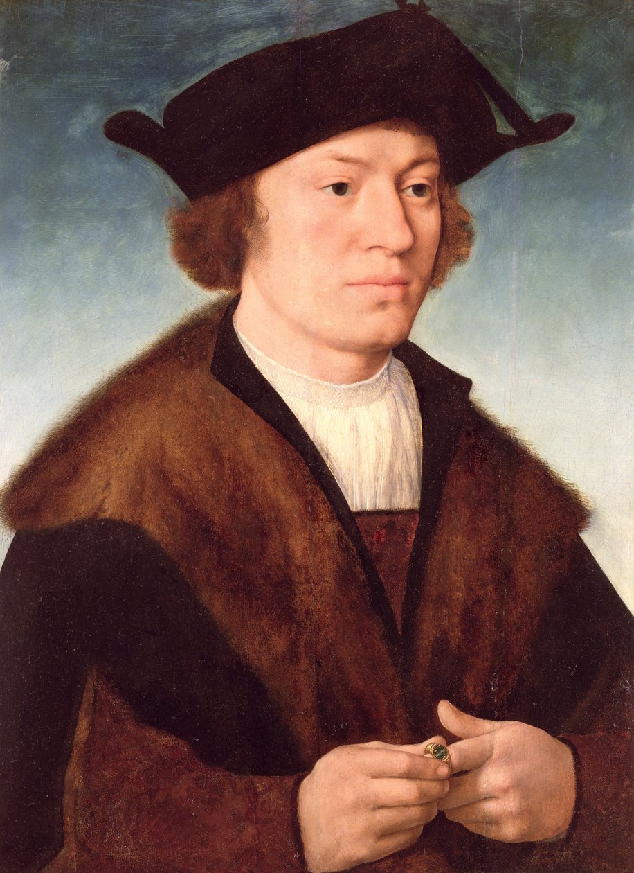 Bilinmeyen Bir Adamın Portresi, 1520 by Joos van Cleve