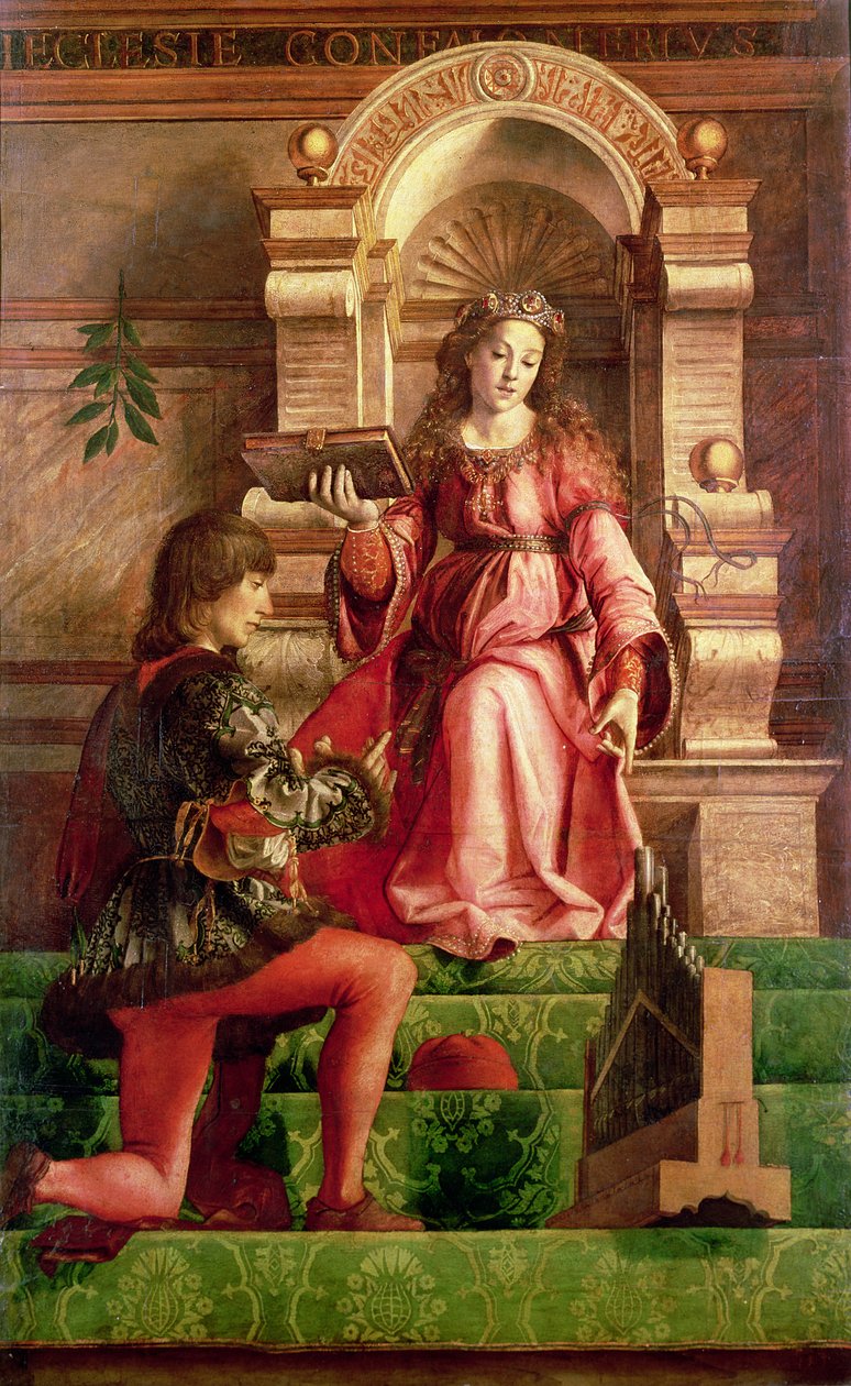 موسیقی ، ج 1480۔ by Joos van Gent
