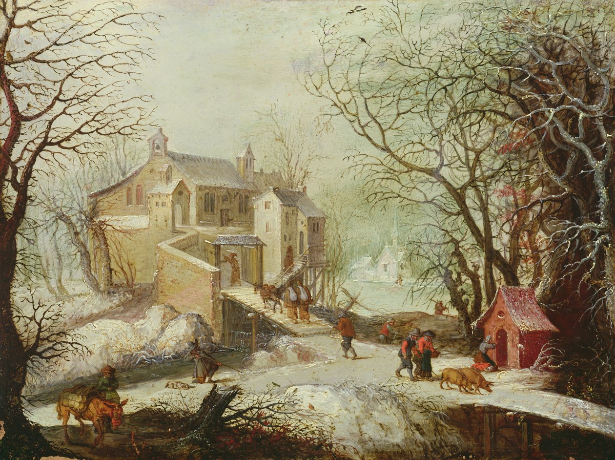 Kış Manzarası by Joos or Josse de Momper