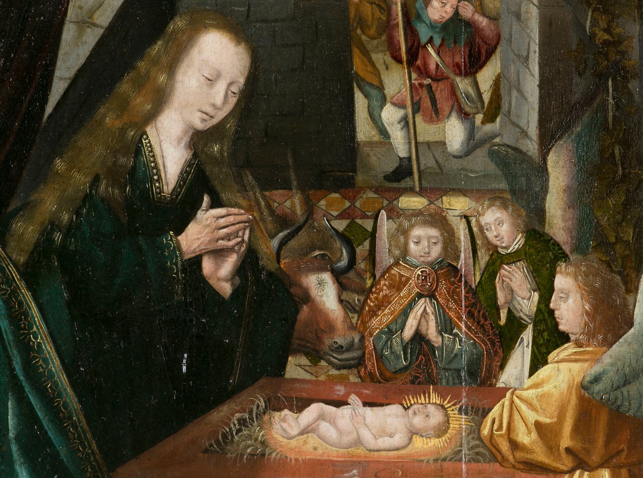 1540 dolaylarında Beytüllahim Üçlemesi (ahşap üzerine resim) by Joos van (attr. to) Cleve