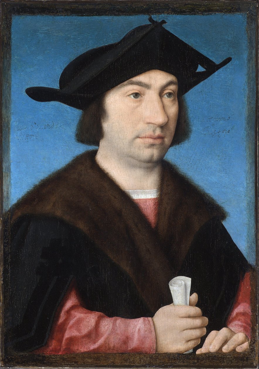 Stefano Raggio'nun Portresi by Joos van Cleve