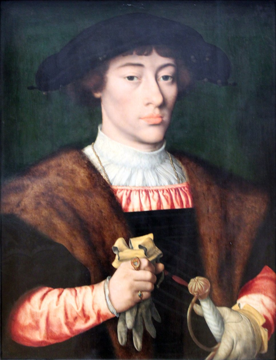 genç bir adam portresi by Joos van Cleve
