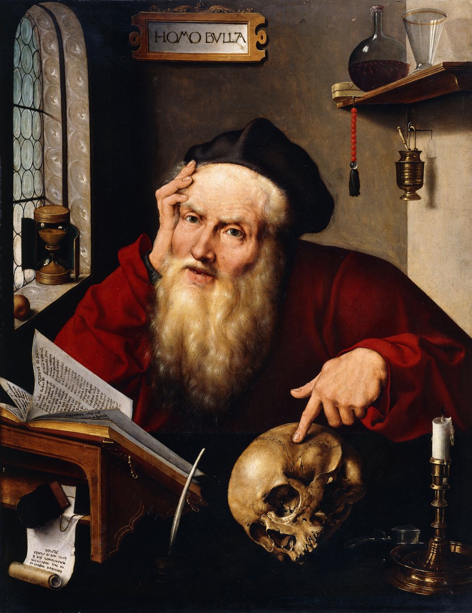 Aziz Jerome Çalışmasında, by Joos van Cleve