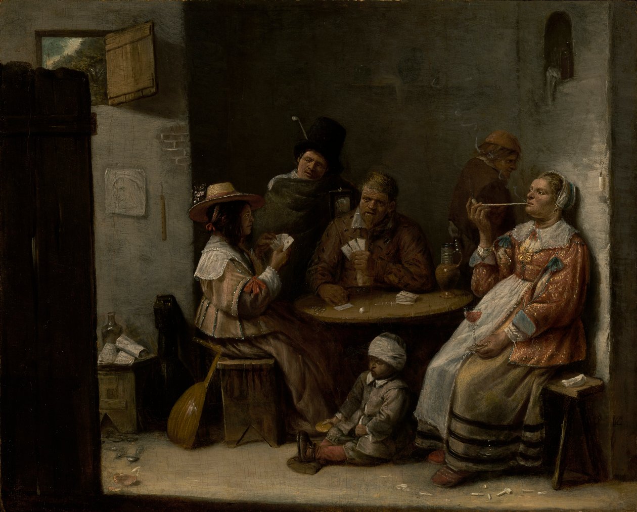 Kart Oyuncular, c.1645 by Joos van Craesbeeck