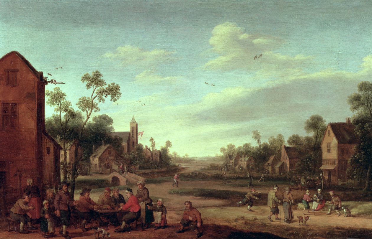 Ormanlık Bir Nehir Manzarası, 1646 by Joost Cornelisz. Droochsloot