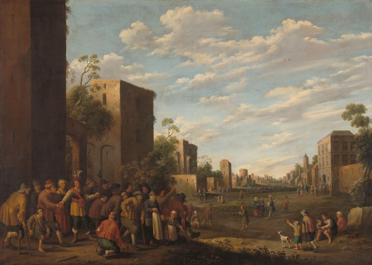 Yoksulları Barındırmak by Joost Cornelisz Droochsloot