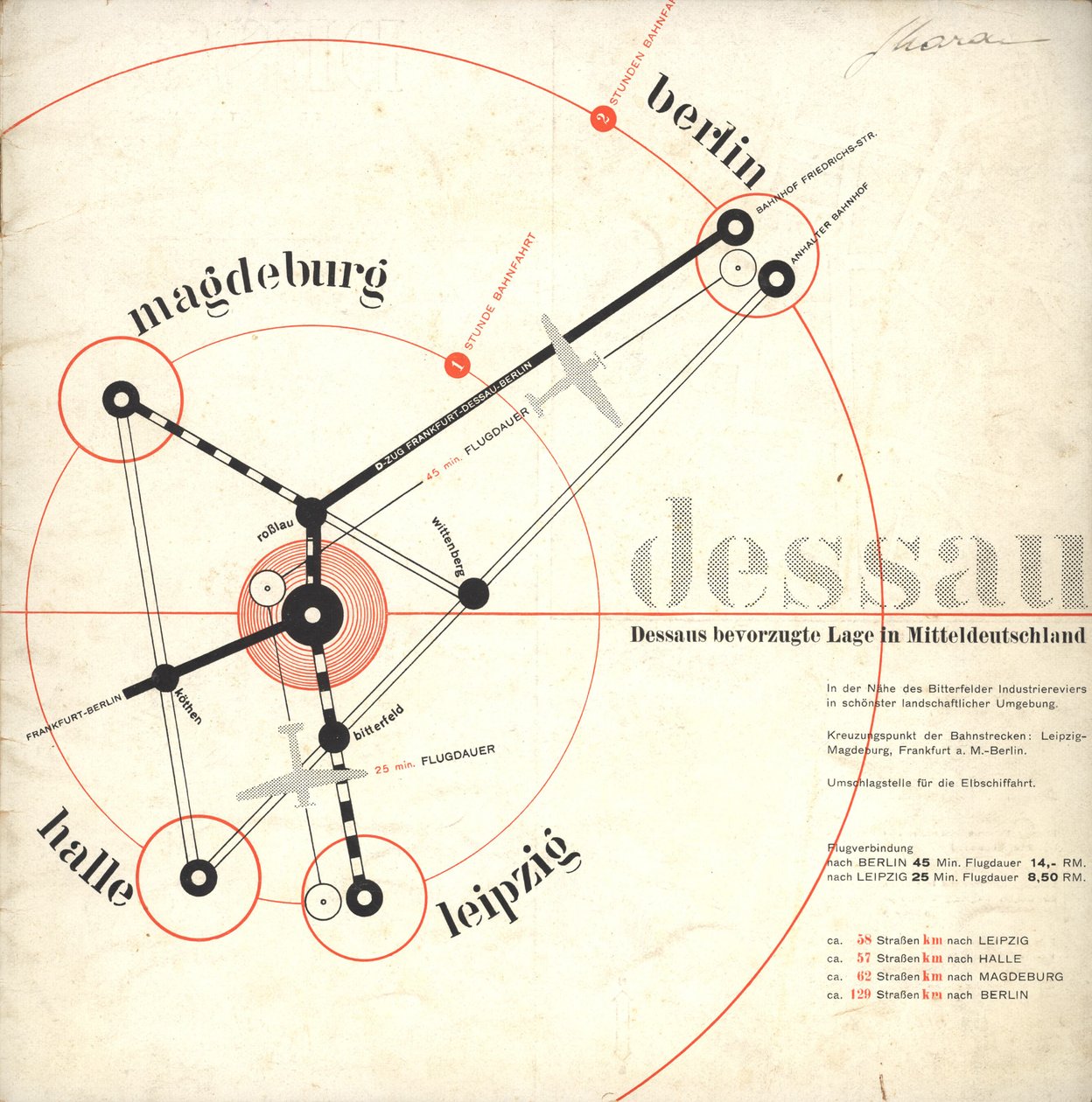 Dessau: Eski Kültürün Zemininde, 1931. by Joost Schmidt
