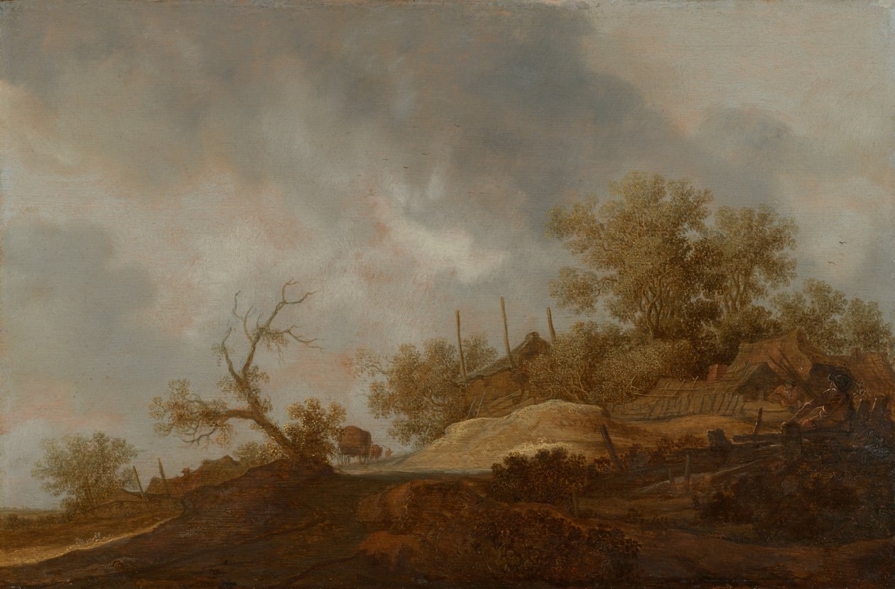 Köyün Kenarında Manzara by Joost de Volder