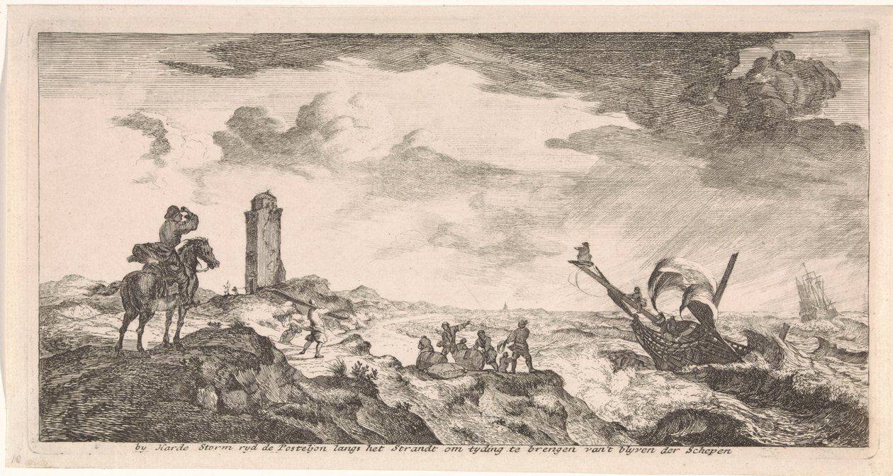 denizde fırtına Kartpostal (dizi adı) by Joost van Geel