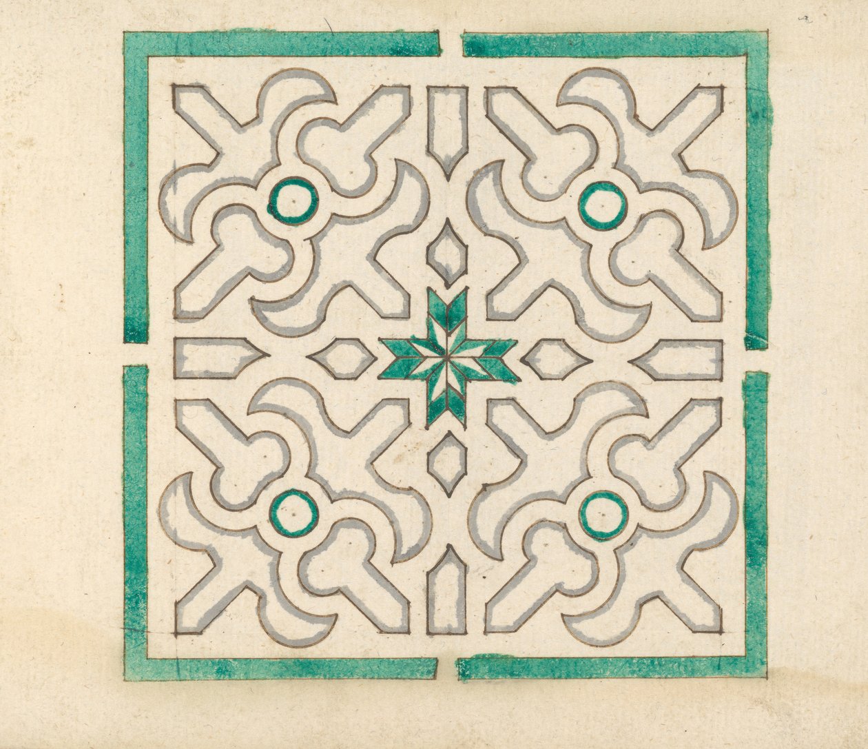 Bahçe Kafesleri ve Parterler için 75 Çizim içeren albüm, yakl. 1610-40. by Jorg Rurfinger