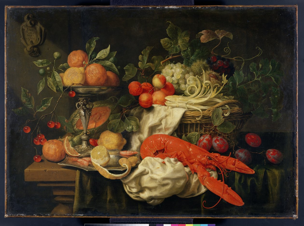 Istakozlu Natürmort, 1660 by Joris van Son
