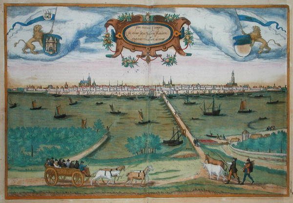 Campen, Georg Braun (1541-1622) ve Frans Hogenburg (1535-90) tarafından yazılan 