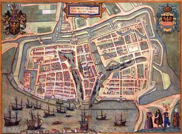 Georg Braun (1541-1622) ve Frans Hogenburg (1535-90) tarafından 