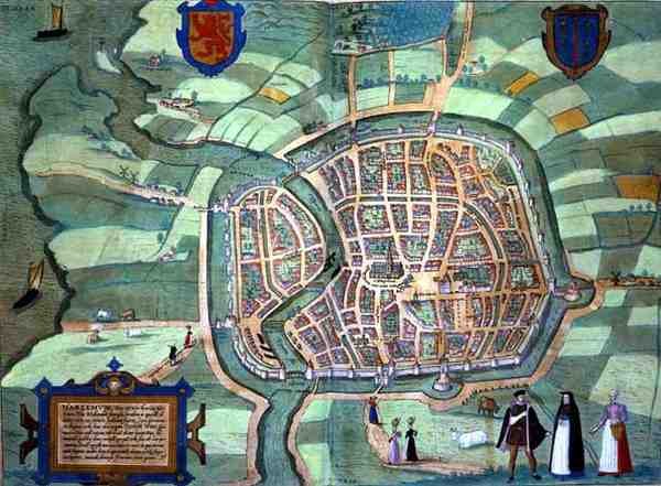 Georg Braun (1541-1622) ve Frans Hogenburg (1535-90) tarafından yazılan 