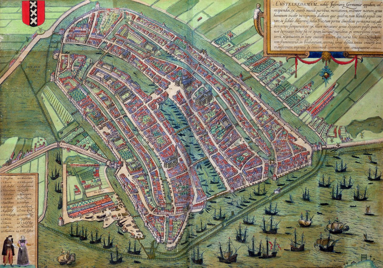 Georg Braun (1541-1622) ve Frans Hogenburg (1535-90) tarafından 