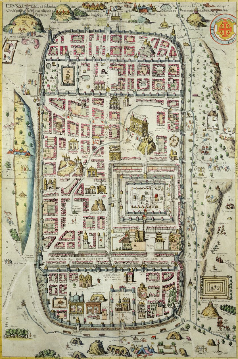 Georg Braun (1541-1622) ve Frans Hogenberg (1535-90) c.1572-1617 tarafından yazılan 