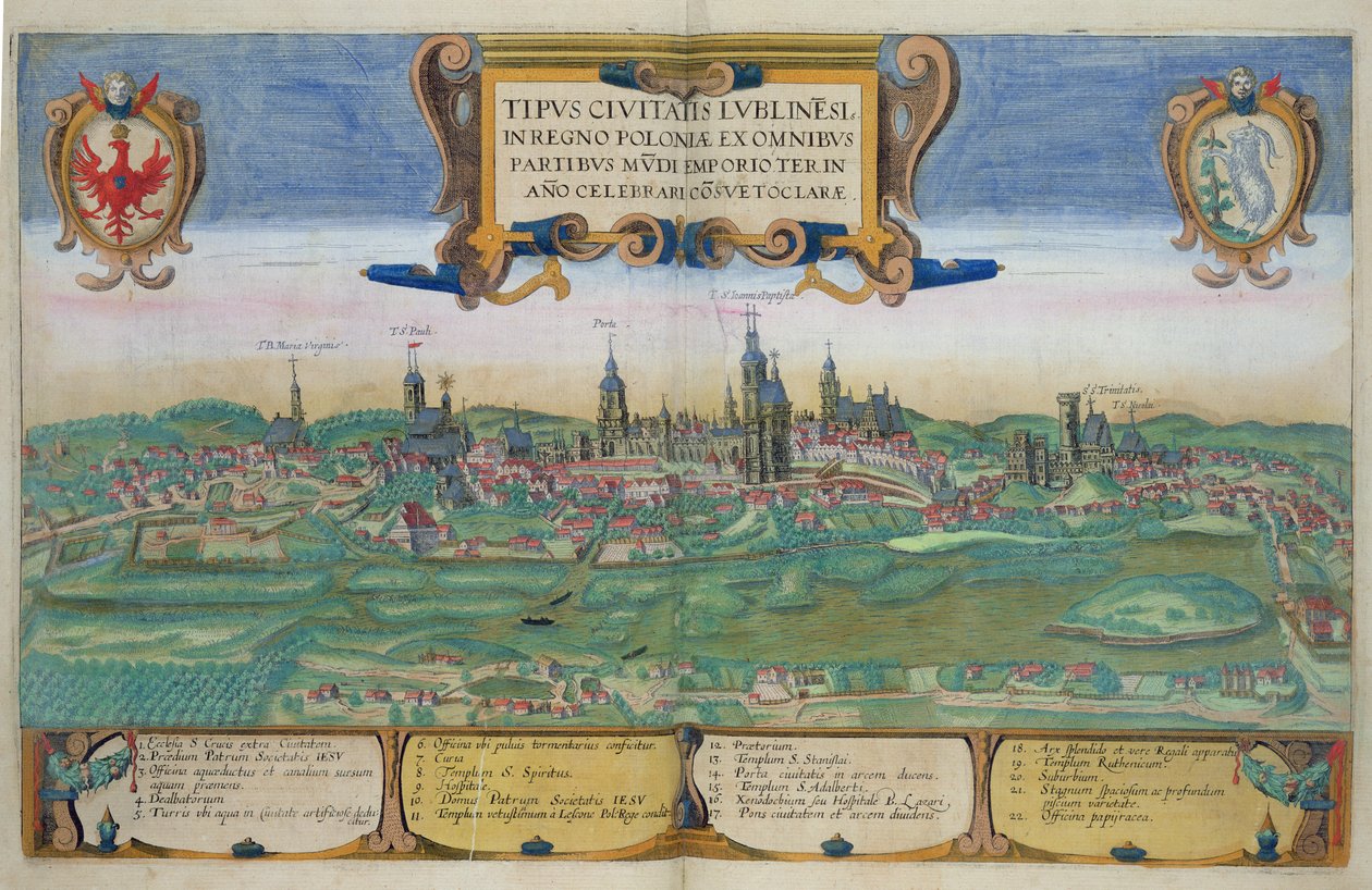 Georg Braun (1541-1622) ve Frans Hogenberg (1535-90) c.1572-1617 tarafından yazılan 