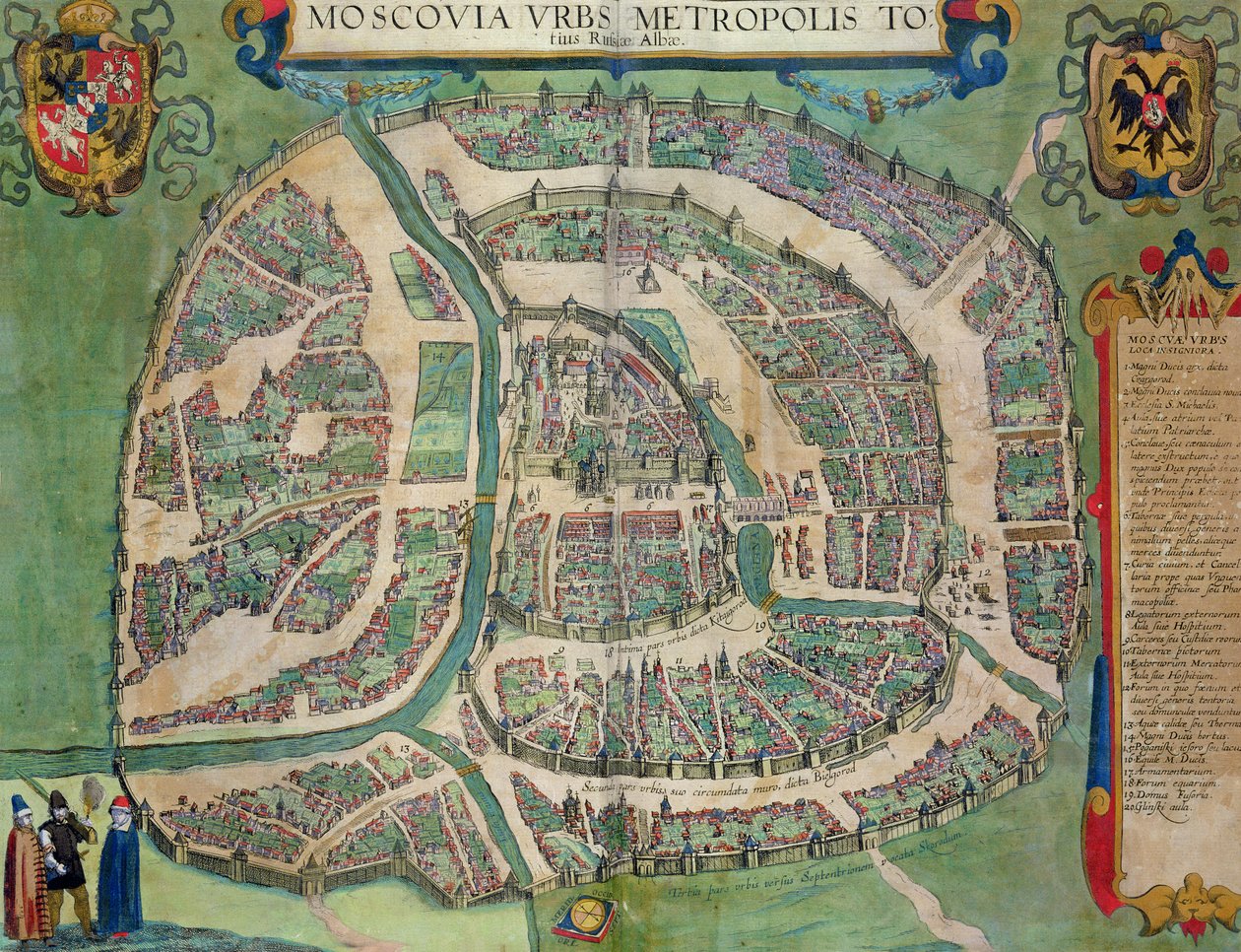 Georg Braun (1541-1622) ve Frans Hogenberg (1535-90) tarafından 