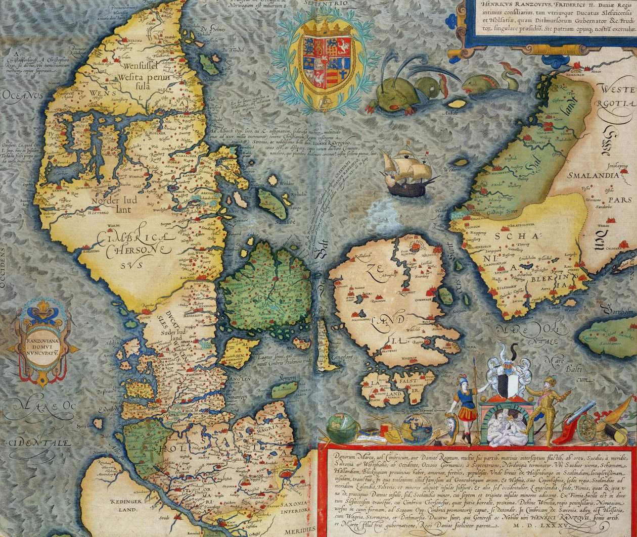 Georg Braun (1541-1622) ve Frans Hogenberg (1535-90) c.1572-1617 tarafından yazılan 