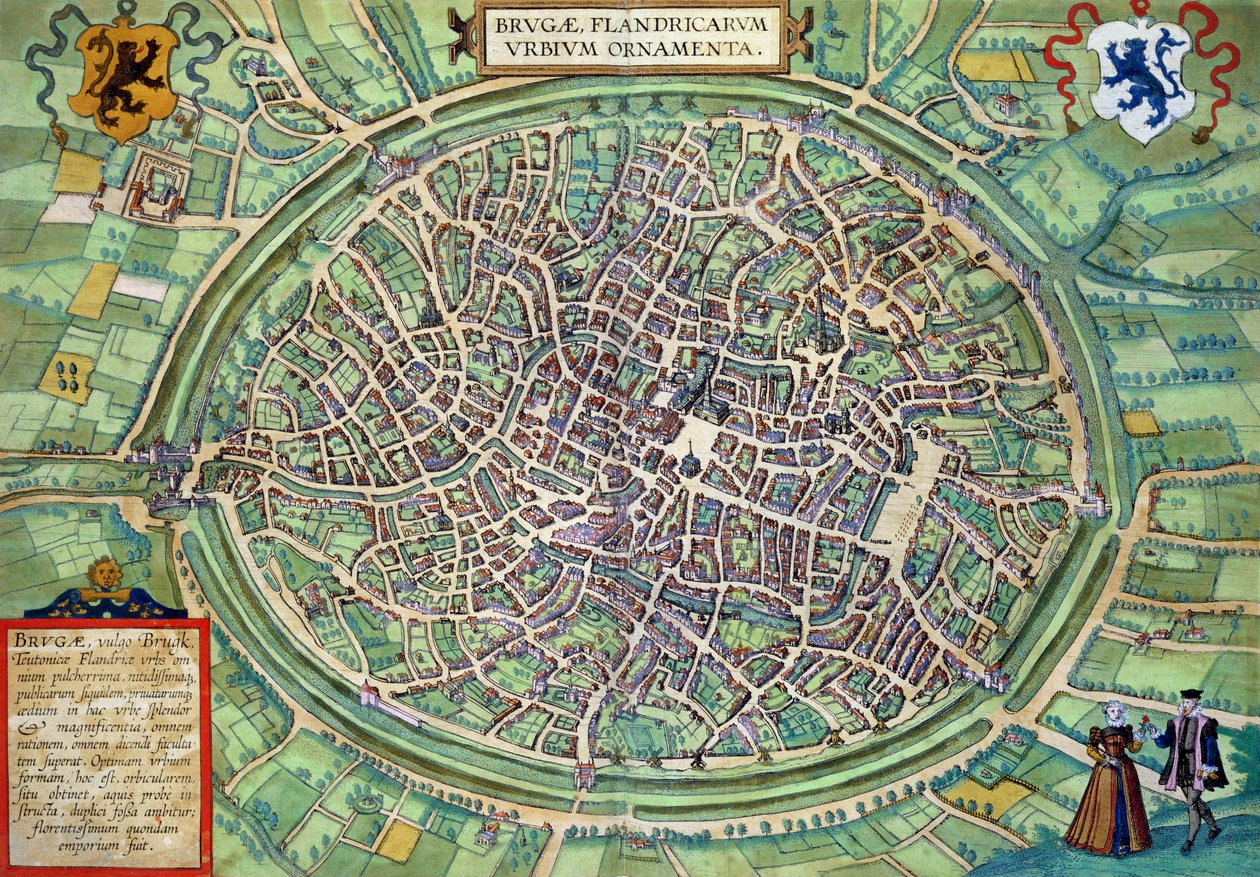 Georg Braun (1541-1622) ve Frans Hogenburg (1535-90), c.1572 tarafından 