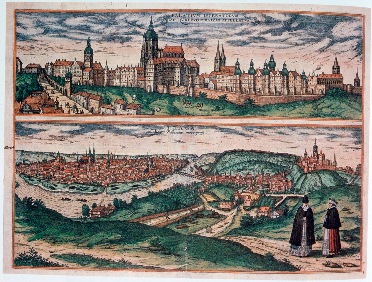 Prag manzarası, c1572 by Joris Hoefnagel