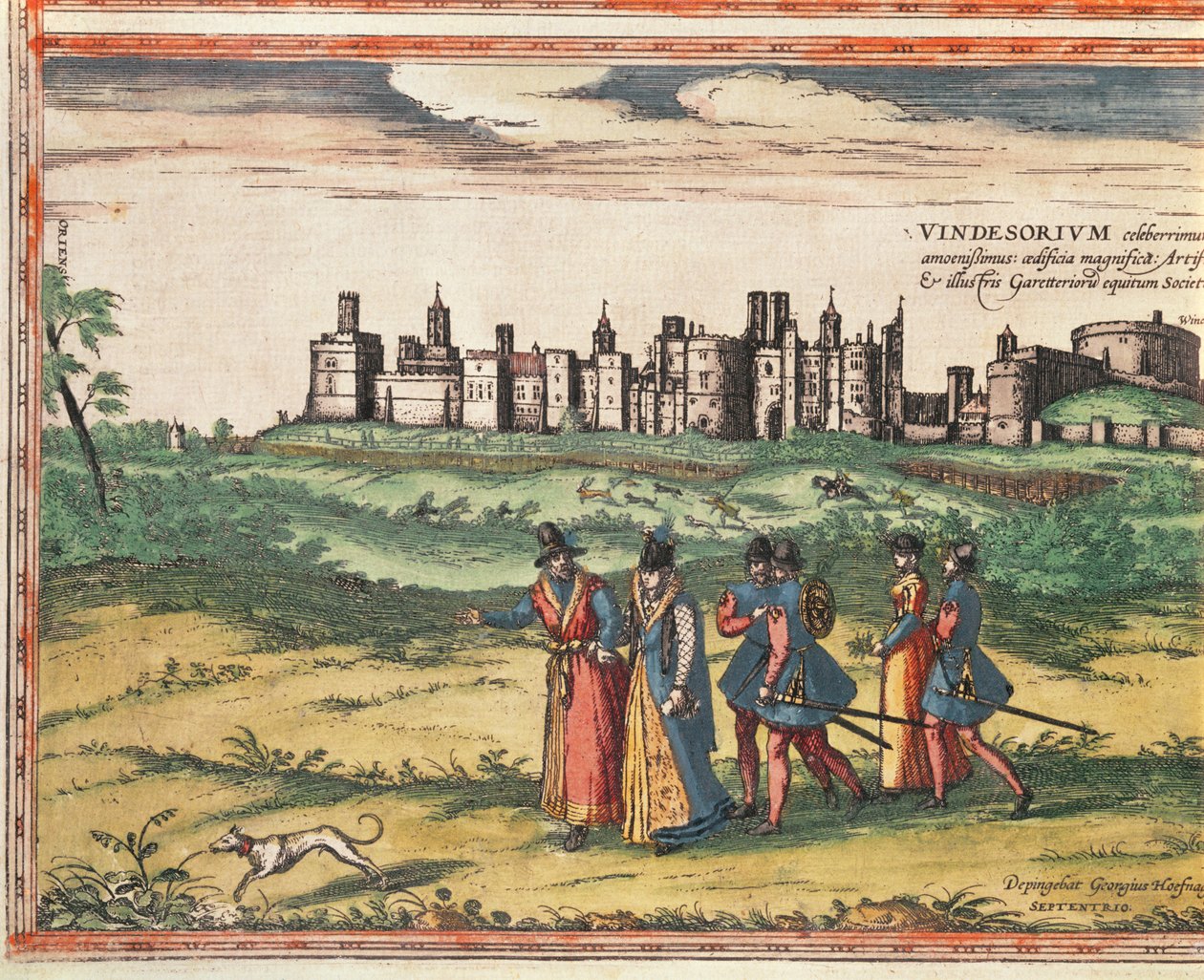 Georg Braun (1541-1622) ve Frans Hogenberg (1535-90) 1599 tarafından 