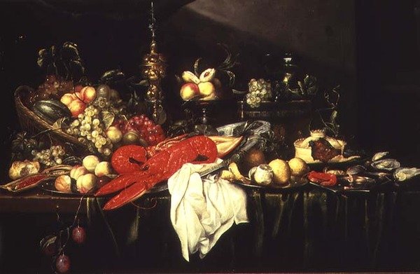 Istakoz Natürmort by Joris van (school of) Son