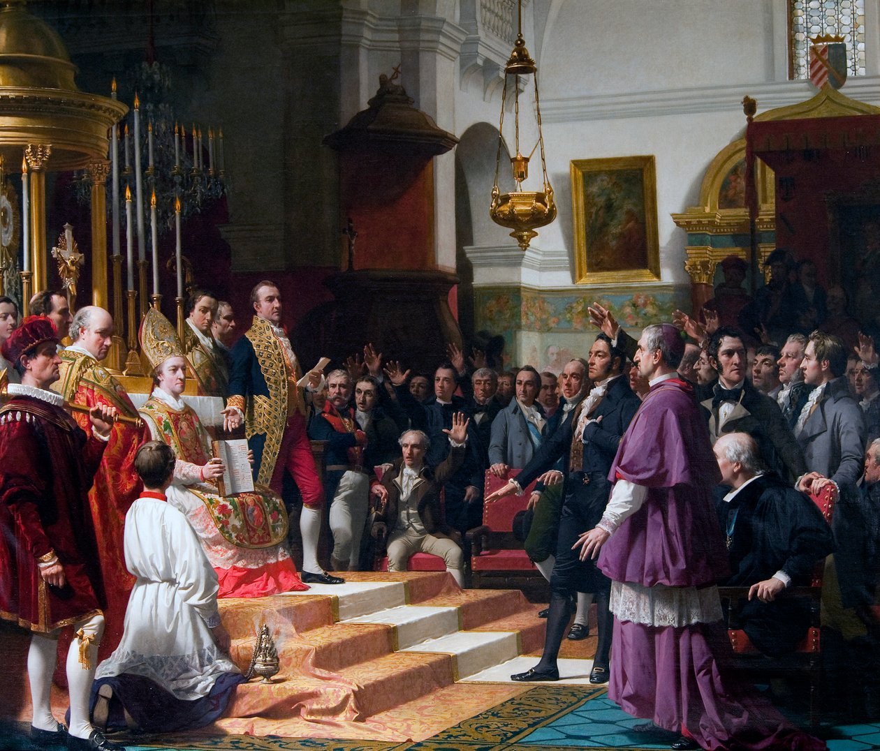 1810 Cádiz Cortes yemini by Jose Casado del Alisal