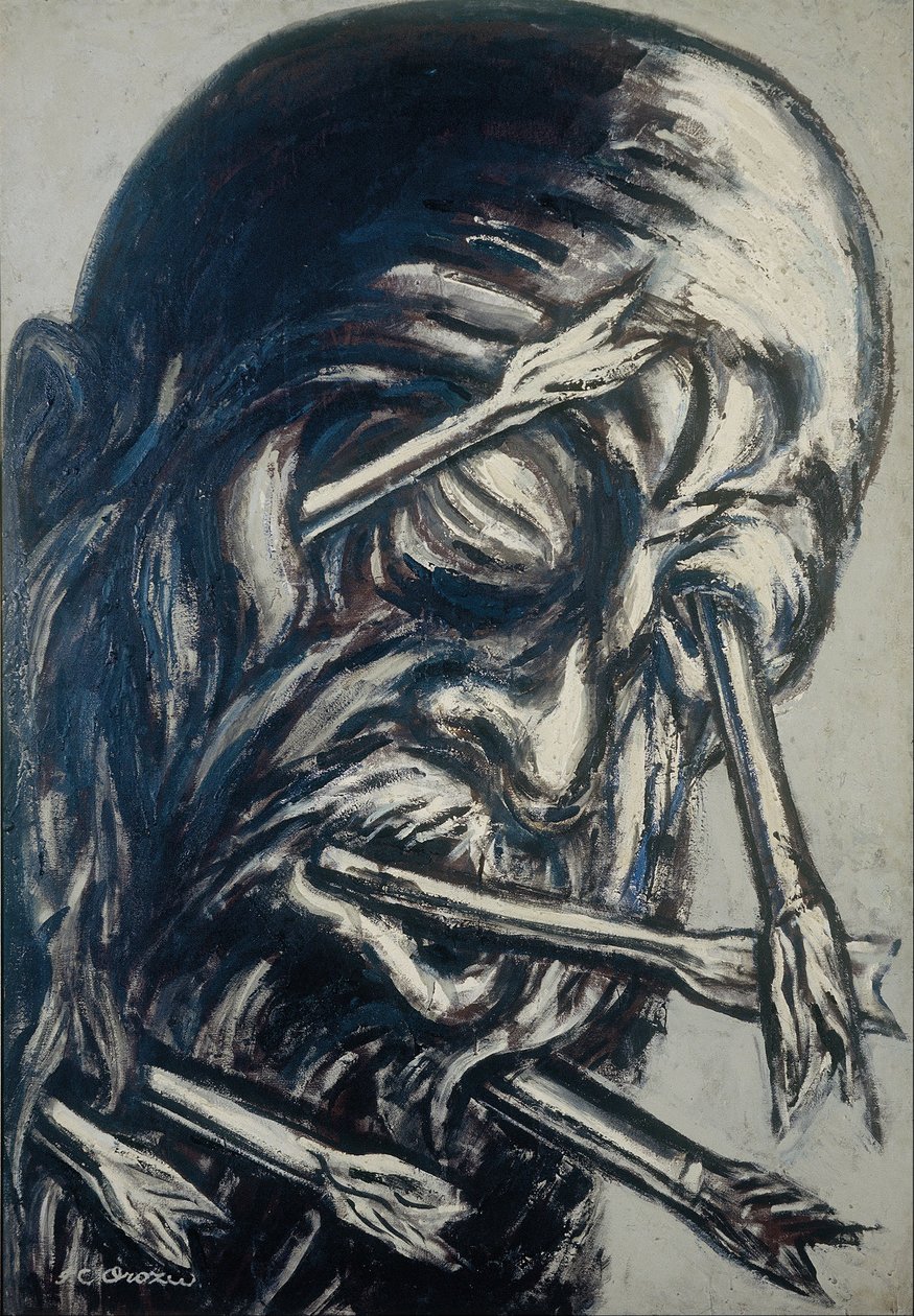 Los teules serisinden Oklarla Delinmiş Baş by José Clemente Orozco