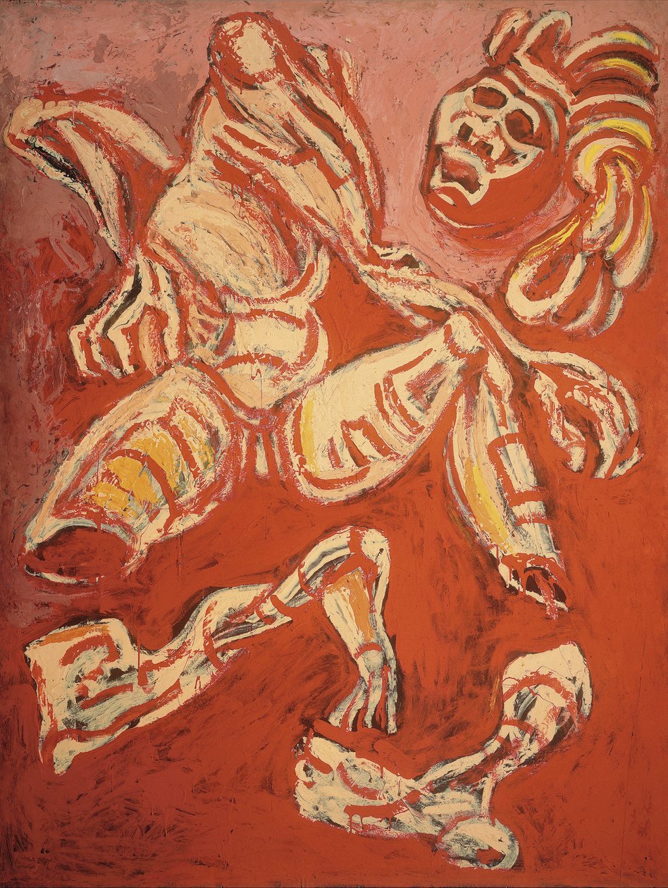 Los teules serisinden Parçalanmış Adam by José Clemente Orozco
