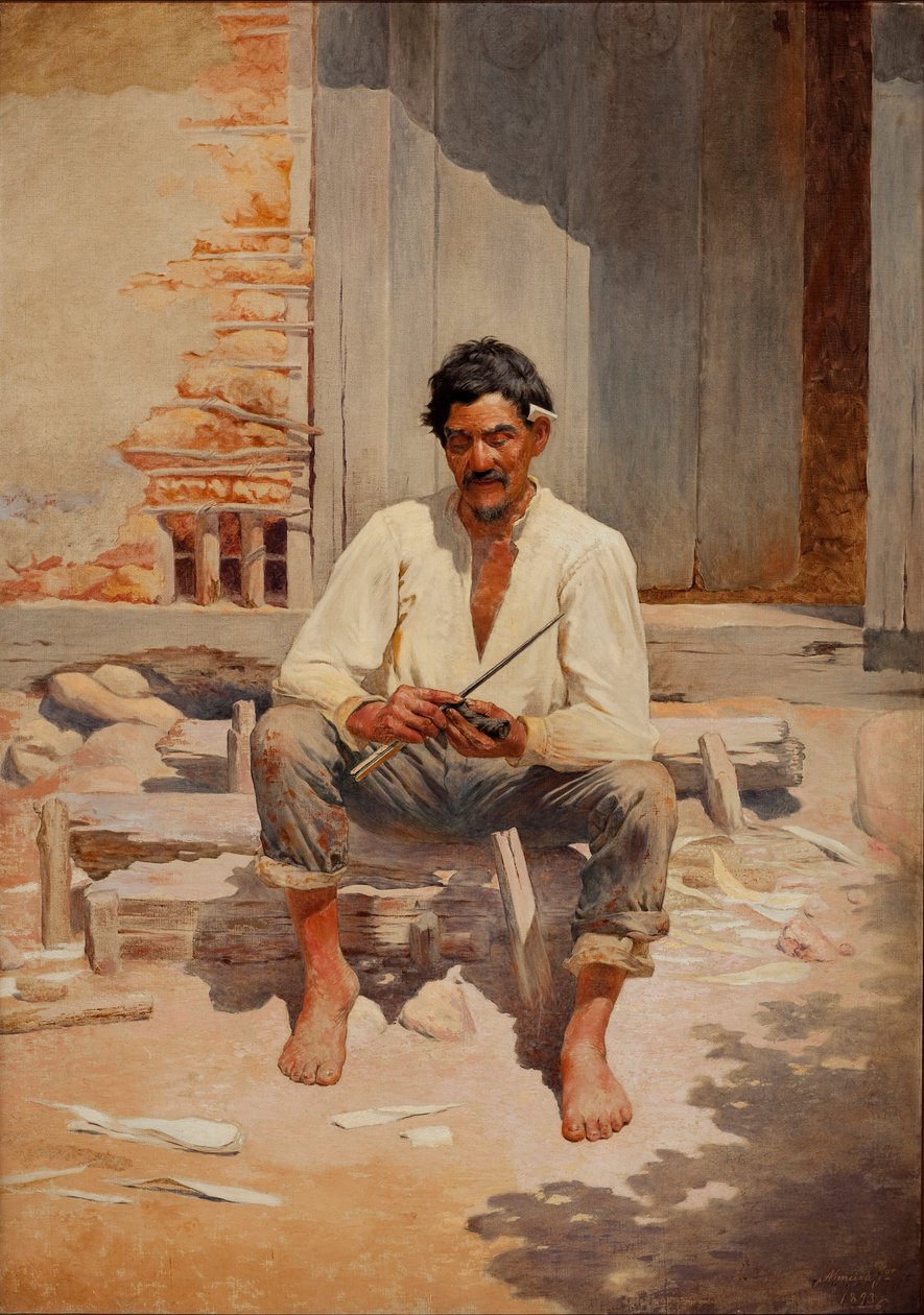 Caipira Tütün Kesme by José Ferraz de Almeida Júnior