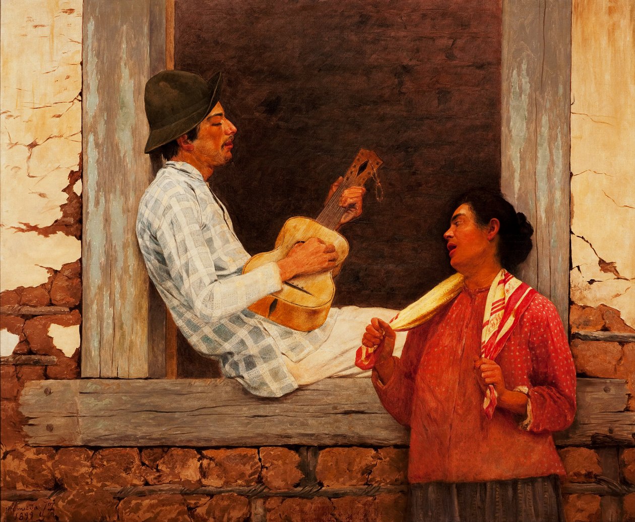 gitarist by José Ferraz de Almeida Júnior