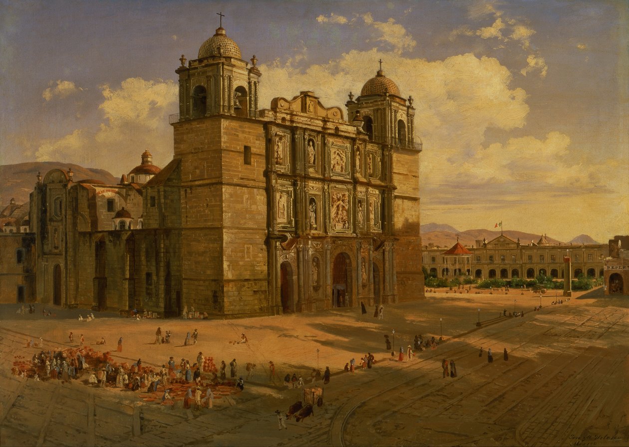 Oaxaca Katedrali by José Marí Velasco